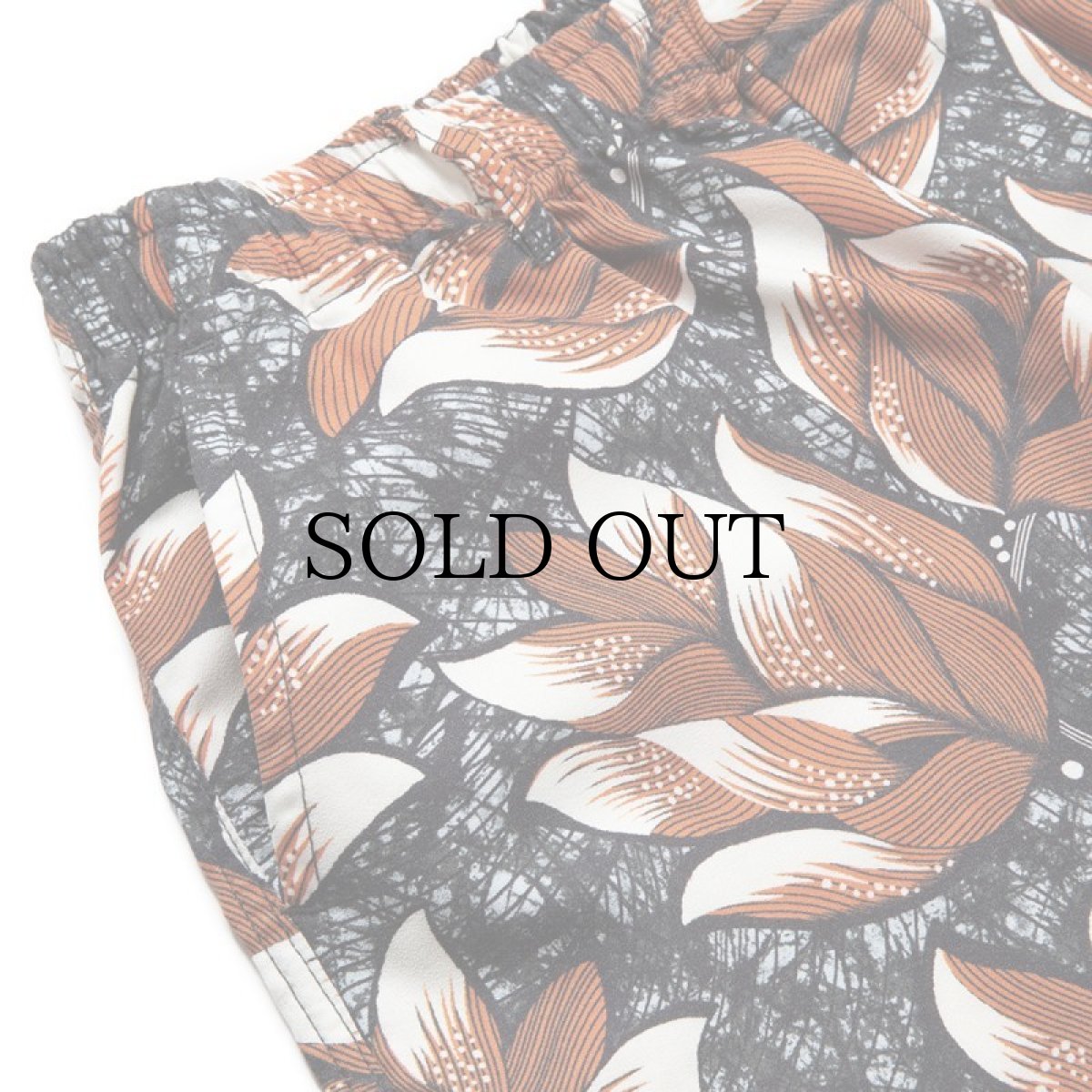 画像6: CALEE(キャリー) / Allover flower pattern amunzen cloth shorts (6)