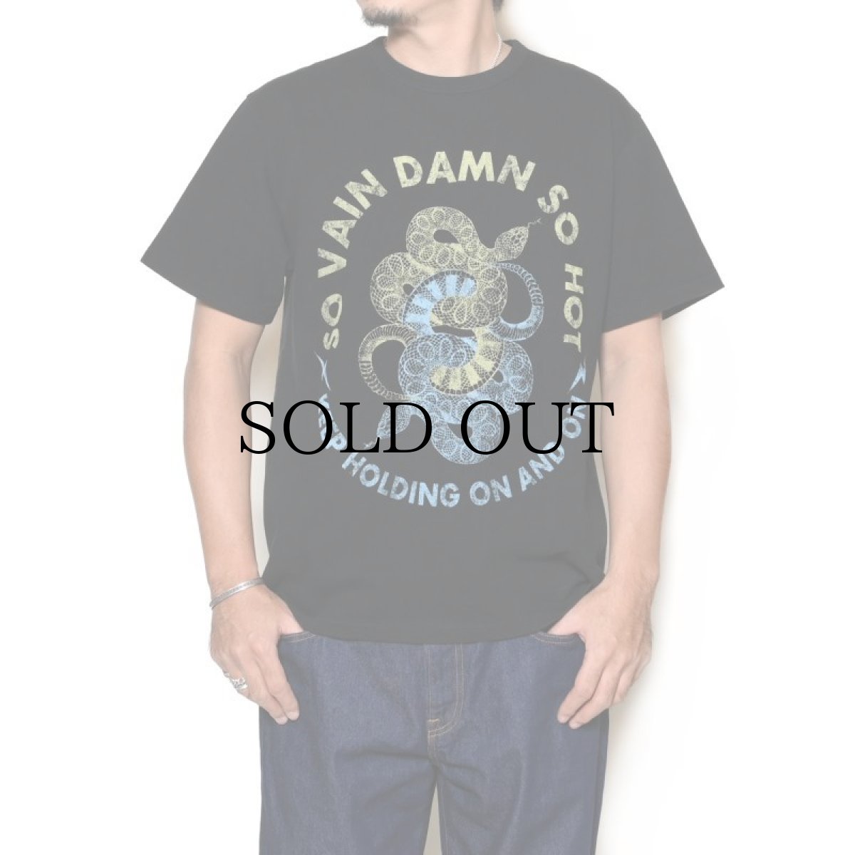 画像11: CALEE(キャリー) / Binder neck unavoidable vintage t-shirt (11)