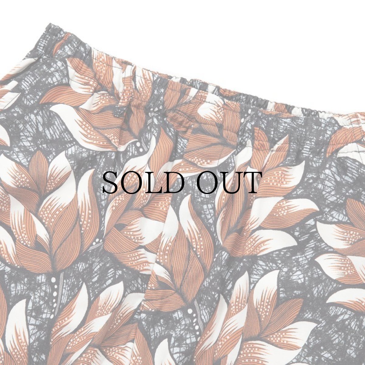 画像4: CALEE(キャリー) / Allover flower pattern amunzen cloth shorts (4)