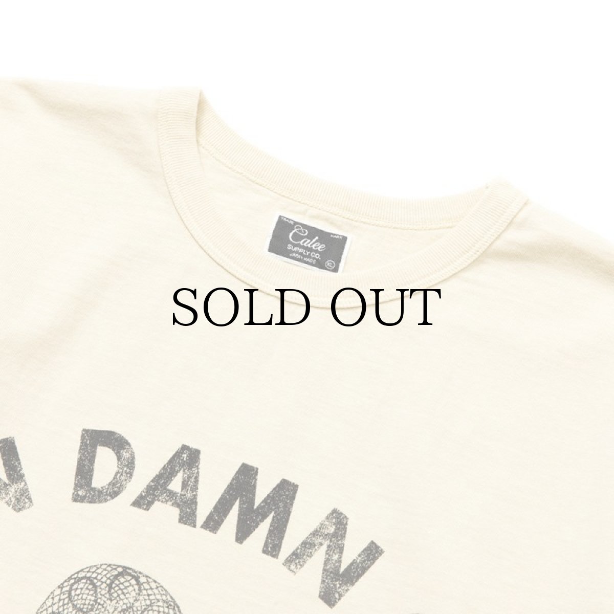 画像9: CALEE(キャリー) / Binder neck unavoidable vintage t-shirt (9)