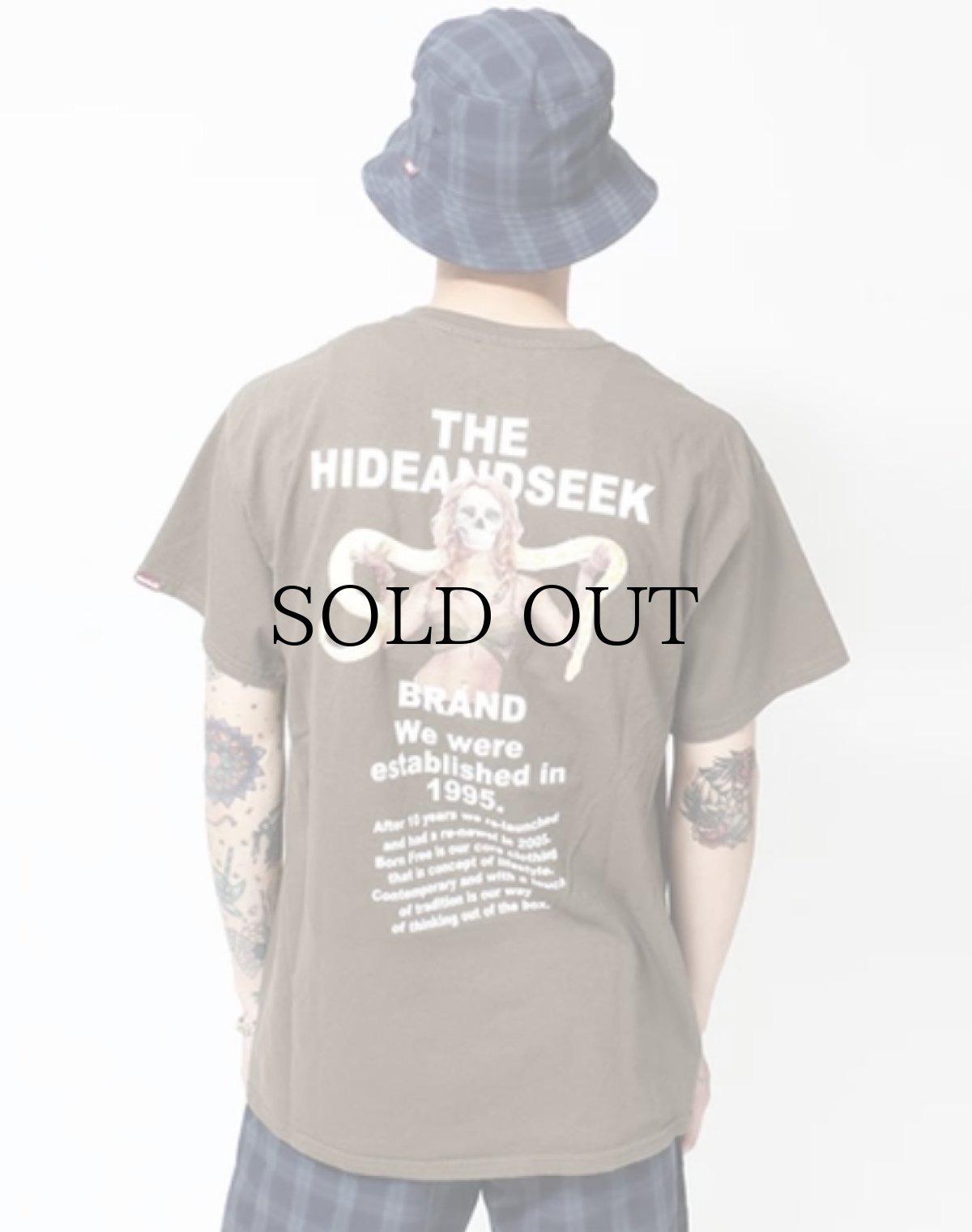 画像5: HIDEANDSEEK / Snake S/S Tee(22ss) (5)