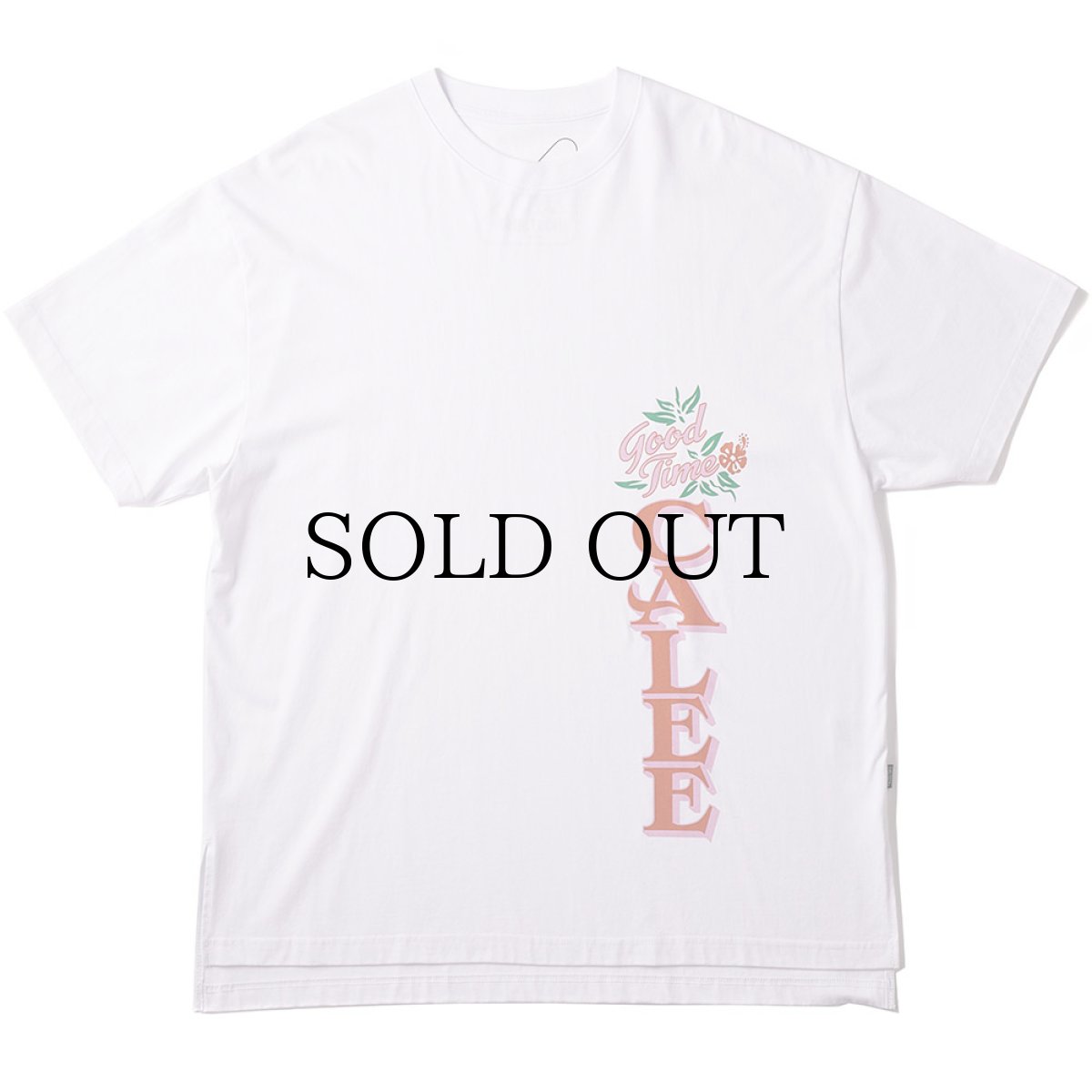 画像2: CALEE(キャリー) / ×SHELTECH CALEE LOGO TAIL CUT DROPSHOULDER T-SHIRT ＜TYPE B＞ (2)