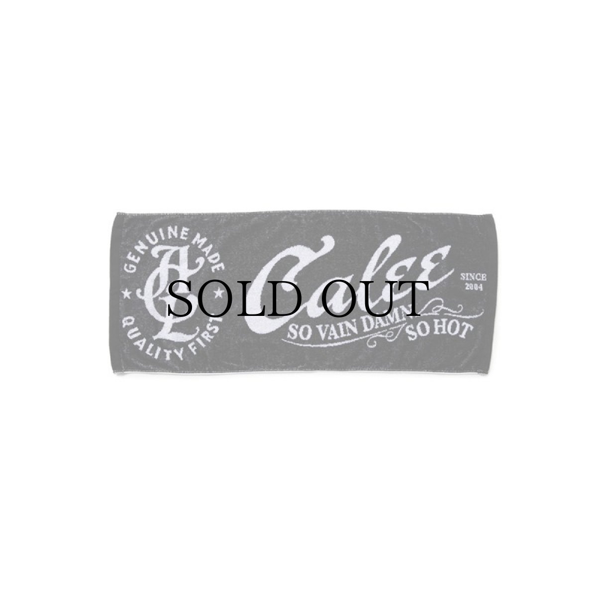 画像2: CALEE(キャリー) / CALEE Logo jacquard face towel (2)