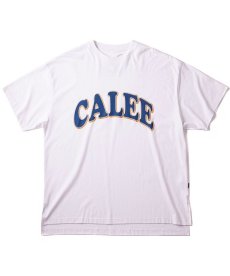 画像1: CALEE(キャリー) / ×SHELTECH CALEE Logo tail cut drpOGO TAIL CUT DROPSHOULDER T-SHIRT ＜TYPE A＞ (1)