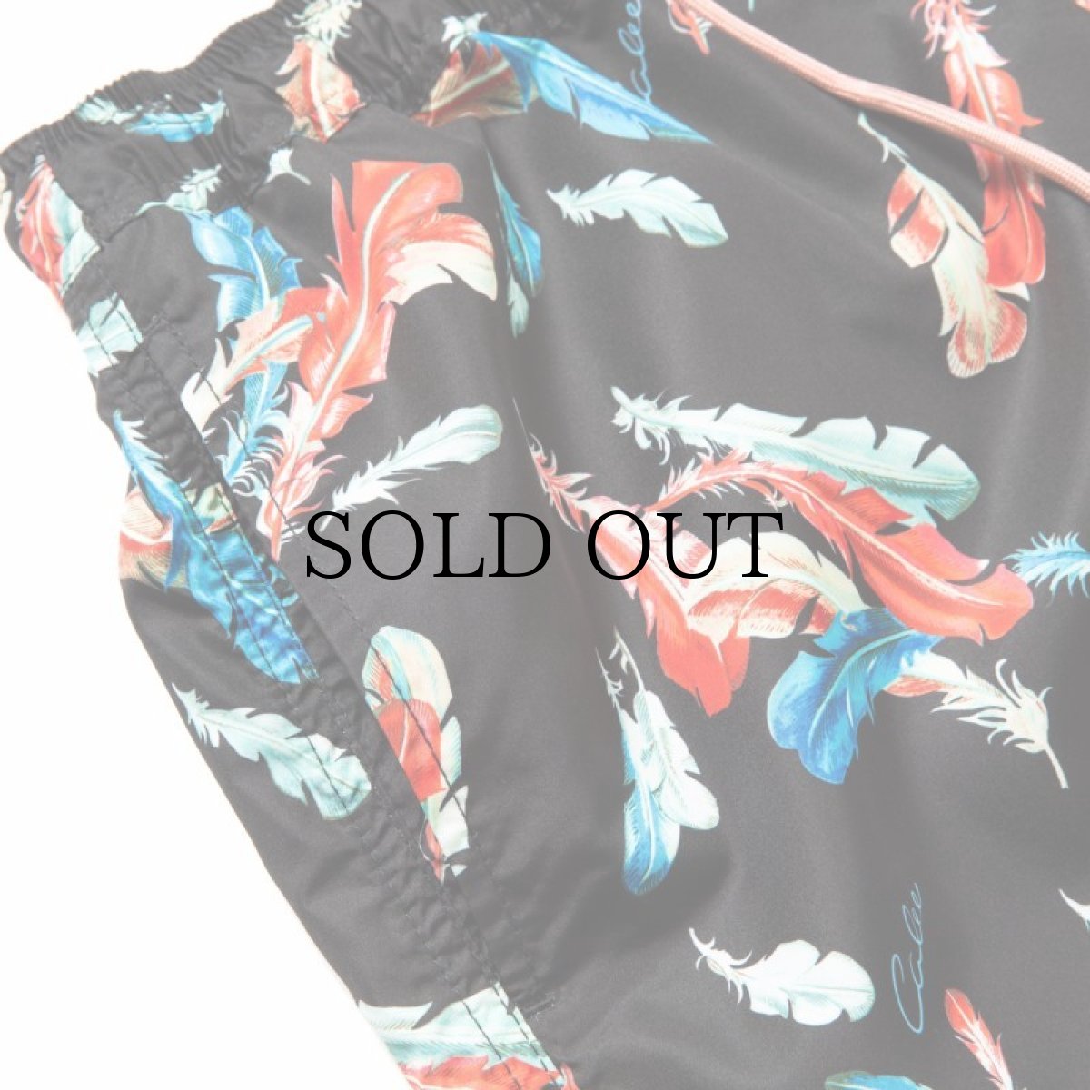 画像4: CALEE(キャリー) / Allover feather pattern 2way shorts (4)