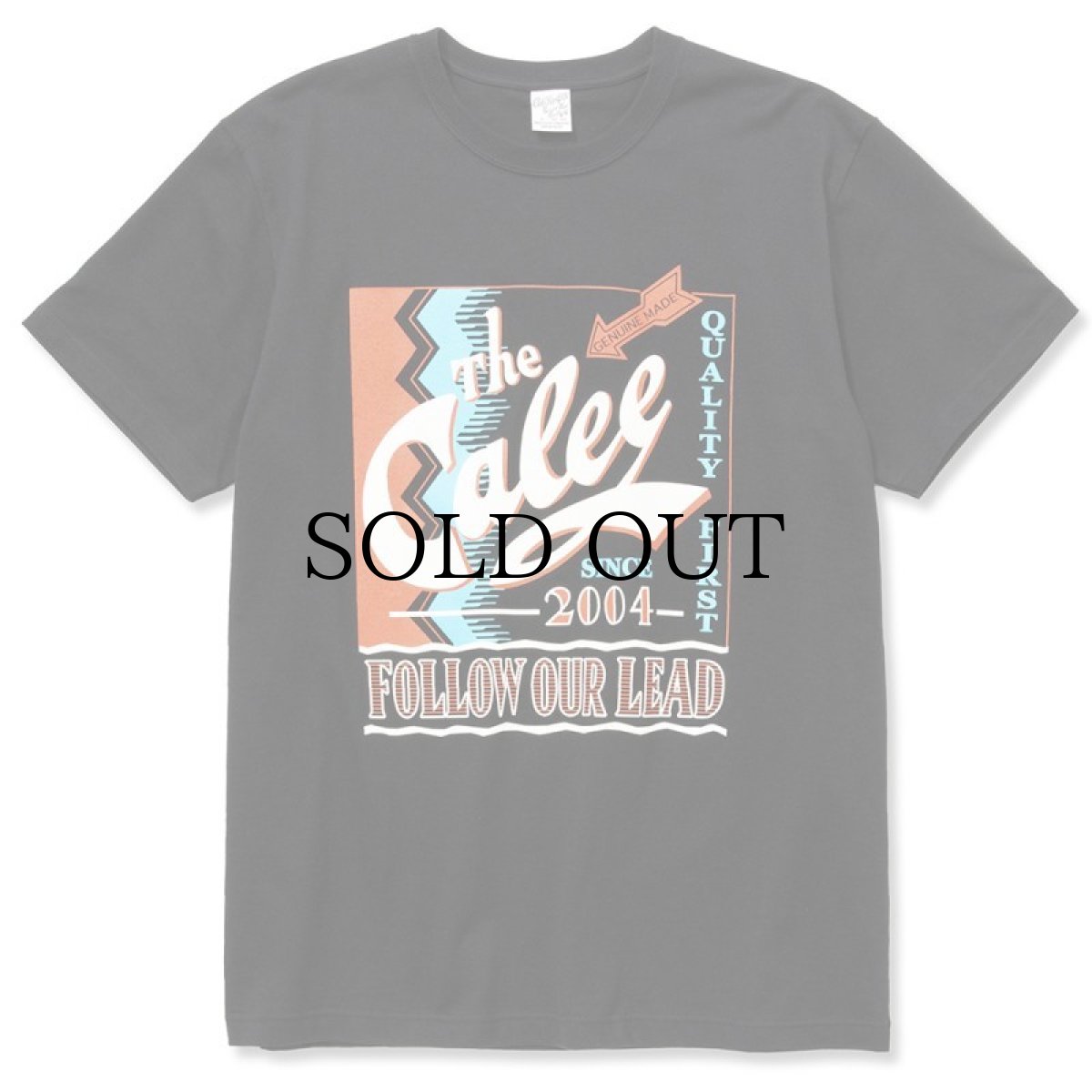 画像2: CALEE(キャリー) / CALEE Sign board T-shirt ＜Naturally paint design＞ (2)