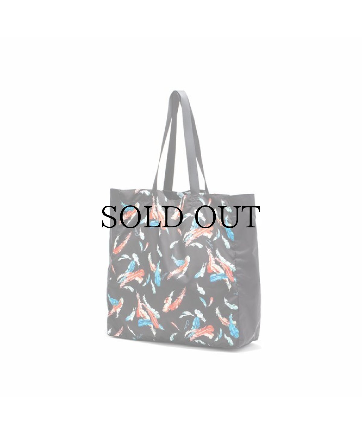 画像1: CALEE(キャリー) / Allover feather pattern tote bag ＜Large＞ (1)