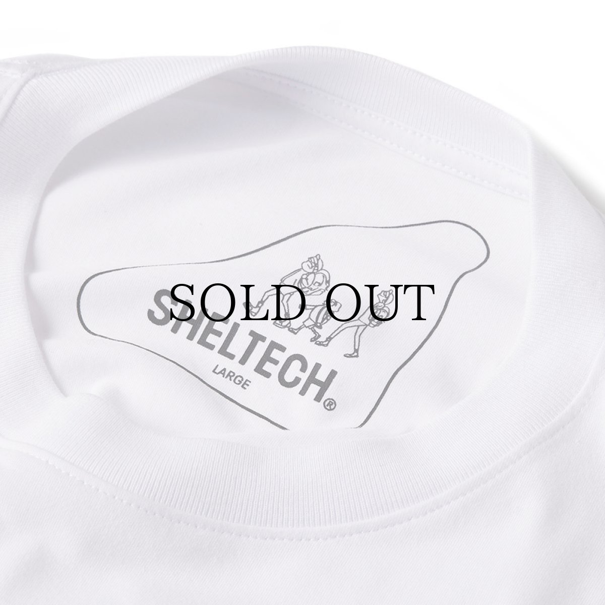 画像9: CALEE(キャリー) / ×SHELTECH CALEE Logo tail cut drpOGO TAIL CUT DROPSHOULDER T-SHIRT <TYPE A> (9)