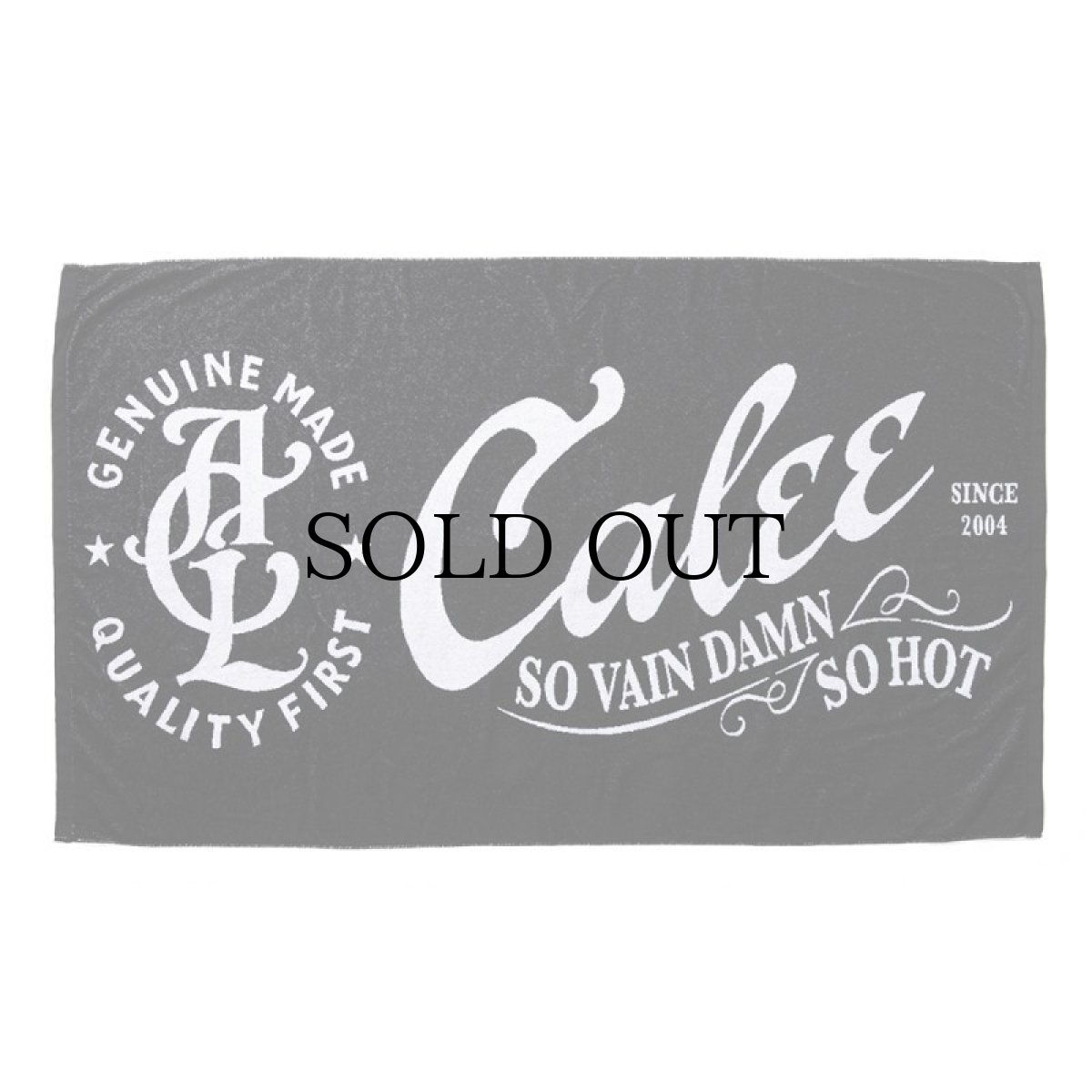 画像2: CALEE(キャリー) / CALEE Logo jacquard bath towel (2)