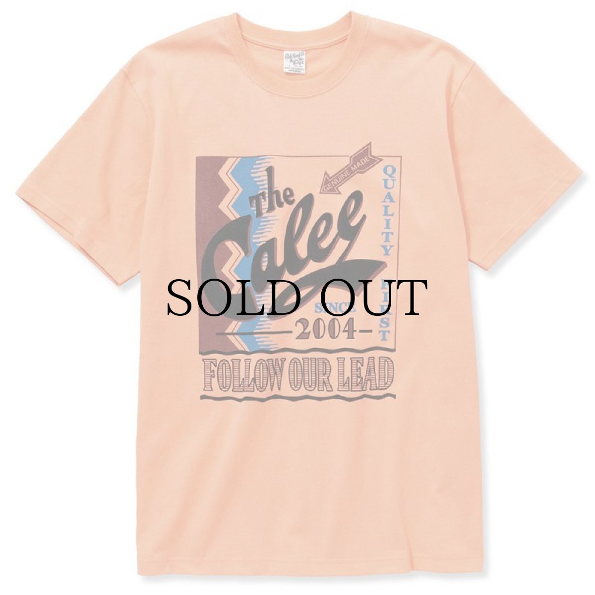 画像4: CALEE(キャリー) / CALEE Sign board T-shirt ＜Naturally paint design＞ (4)