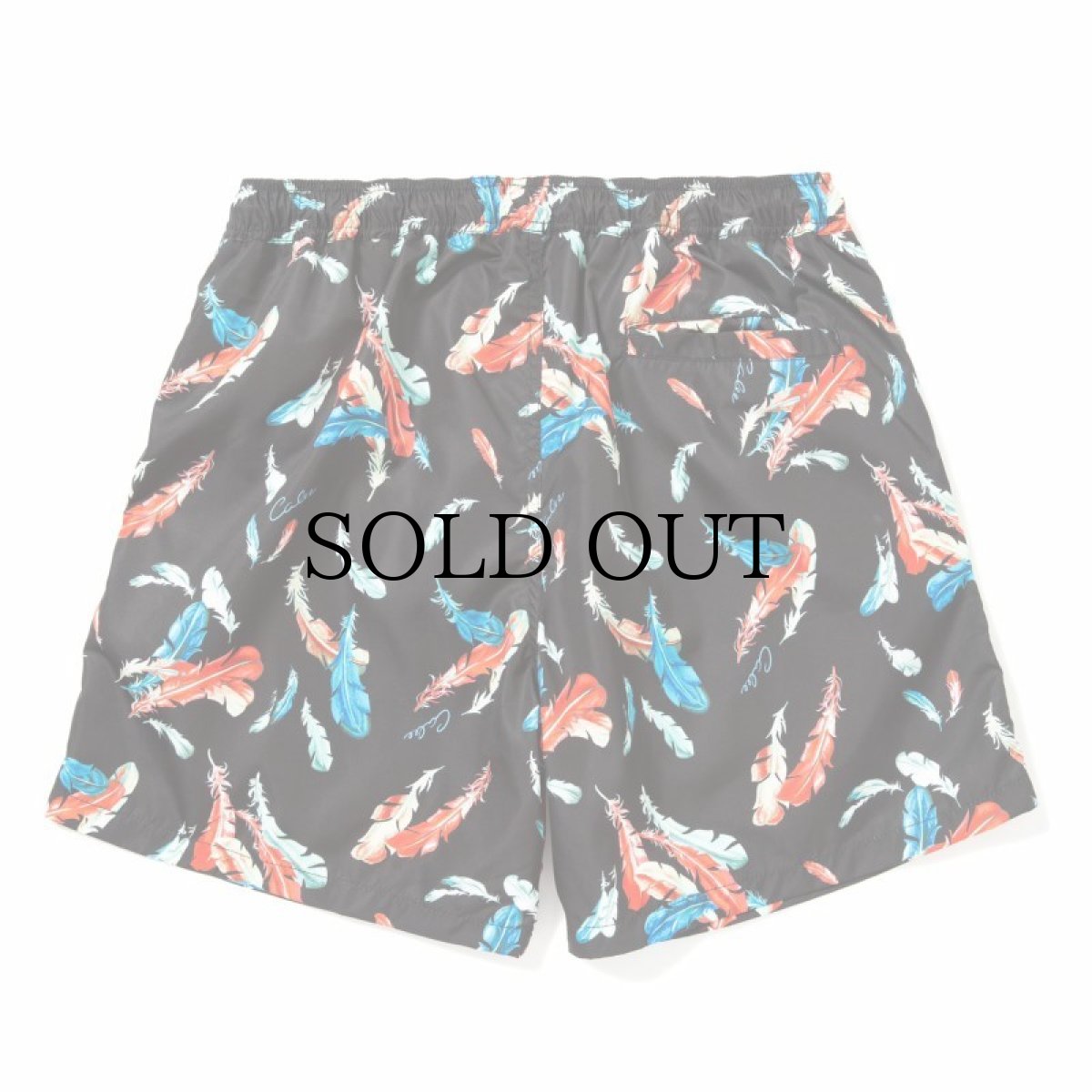 画像2: CALEE(キャリー) / Allover feather pattern 2way shorts (2)
