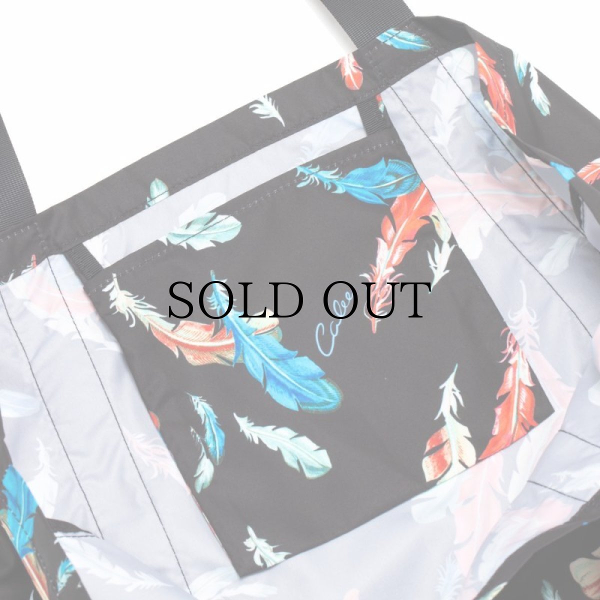 画像4: CALEE(キャリー) / Allover feather pattern tote bag ＜Regular＞ (4)