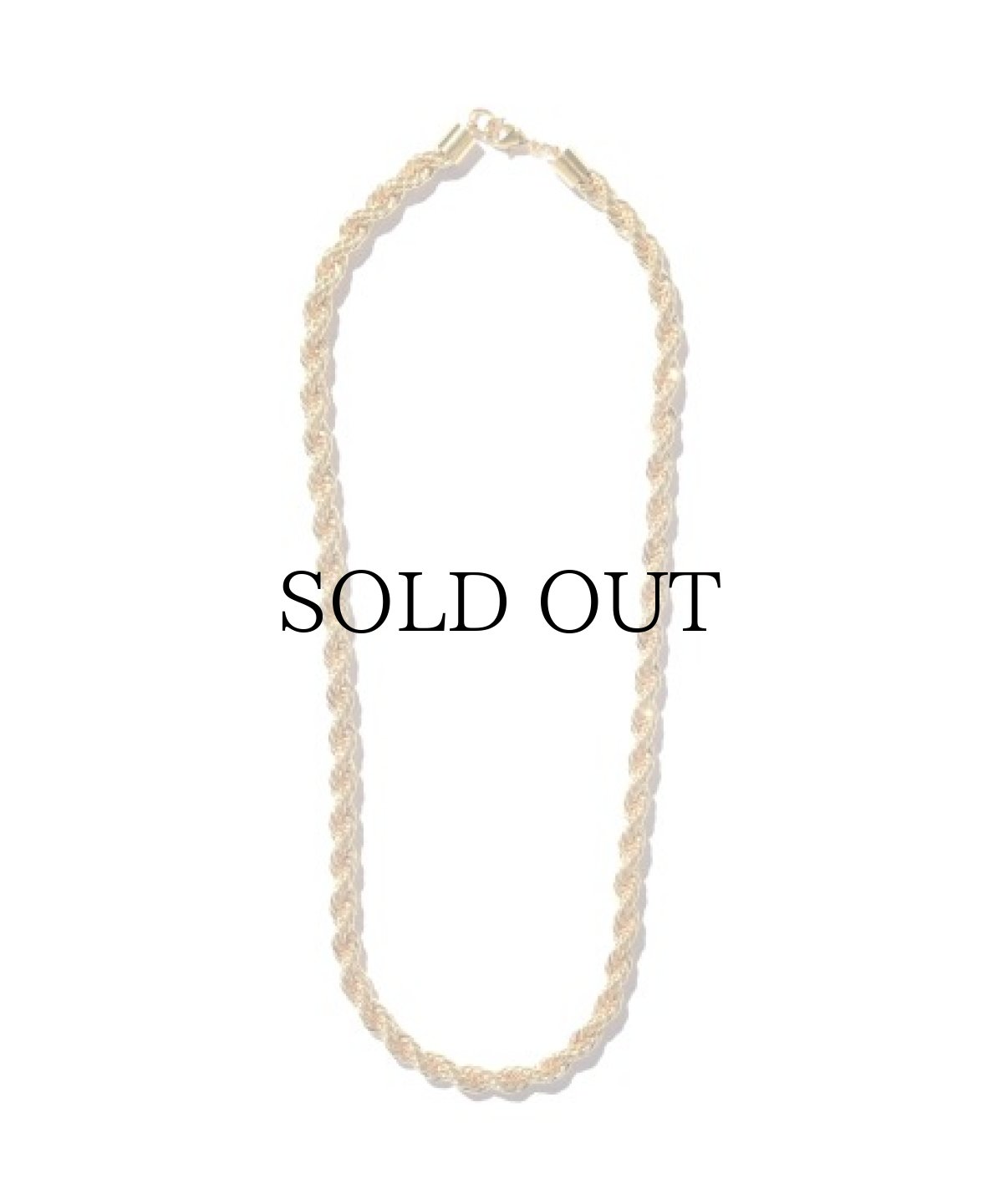 画像2: NEW VINTAGE / THICK ROPE CHAIN NECKLACE (2)