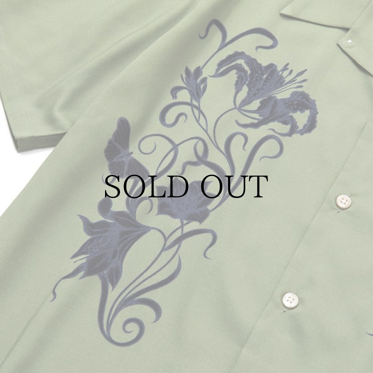 画像8: CALEE(キャリー) / ×Miho Murakami Flower pattern S/S shirt (8)