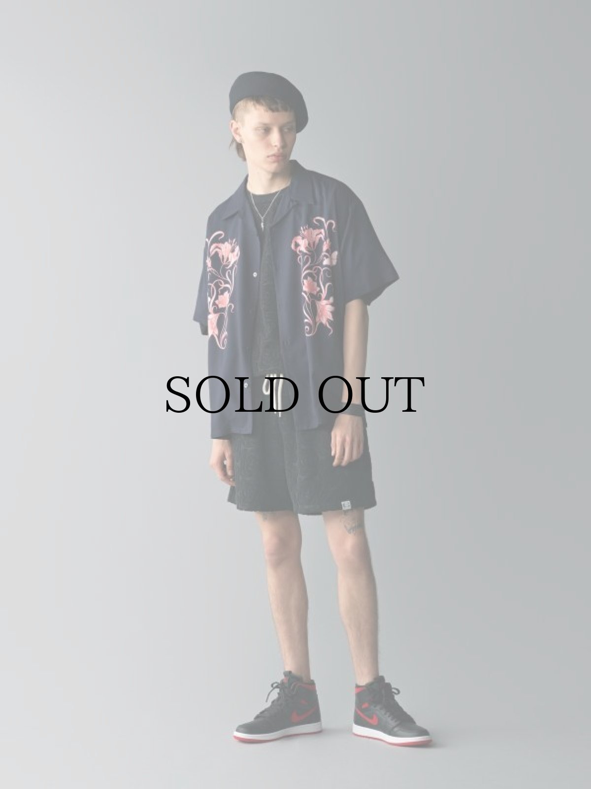 画像12: CALEE(キャリー) / ×Miho Murakami Flower pattern S/S shirt (12)