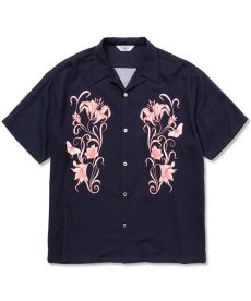 画像1: CALEE(キャリー) / ×Miho Murakami Flower pattern S/S shirt (1)