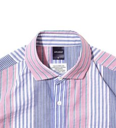 画像3: APPLEBUM(アップルバム) / Mix Stripe S/S Shirt (3)