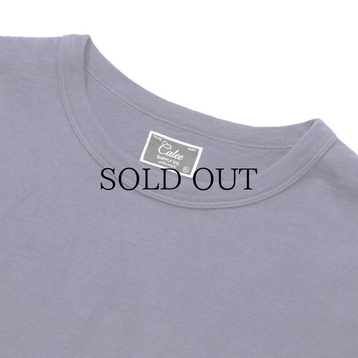 画像3: CALEE(キャリー) / Binder neck CALEE wing logo vintage t-shirt   -PURPLE- (3)