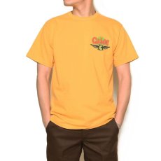 画像4: CALEE(キャリー) / Binder neck CALEE wing logo vintage t-shirt   -YELLOW- (4)