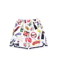 画像1: APPLEBUM(アップルバム) / "Sneaker Cleaner" Basketball Shorts (1)