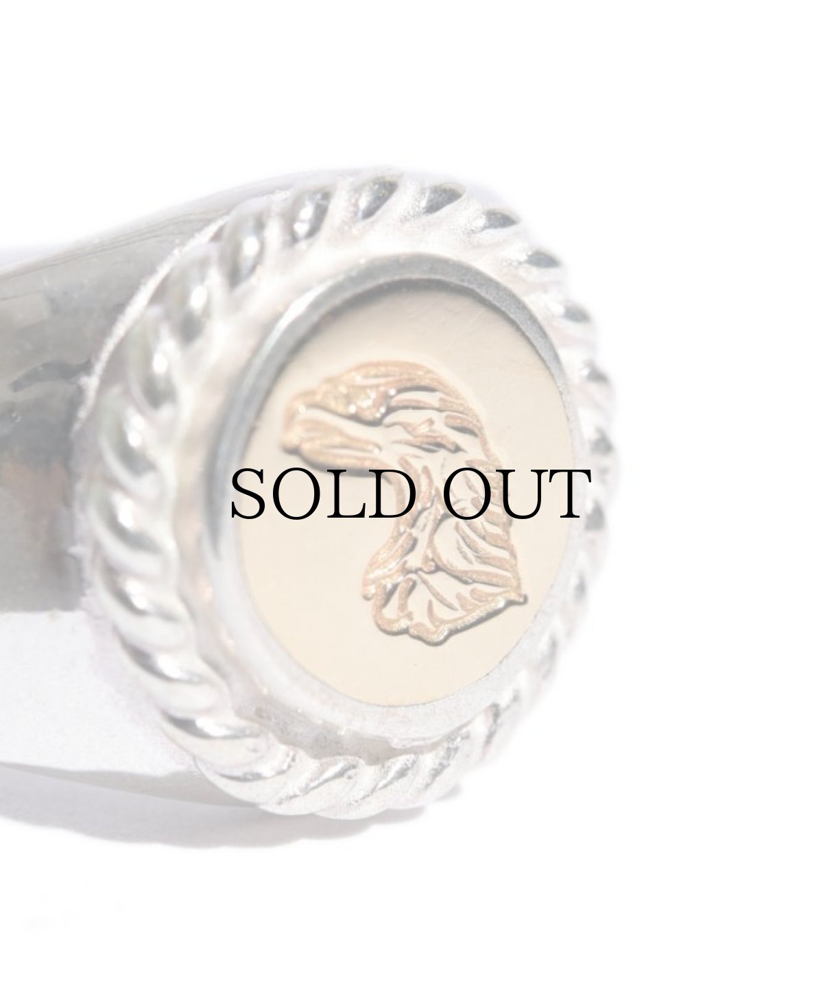 画像4: LARRY SMITH(ラリースミス) / EAGLE HEAD STAMPED RING No.36 (4)