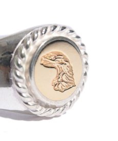 画像5: LARRY SMITH(ラリースミス) / EAGLE HEAD STAMPED RING No.36 (5)