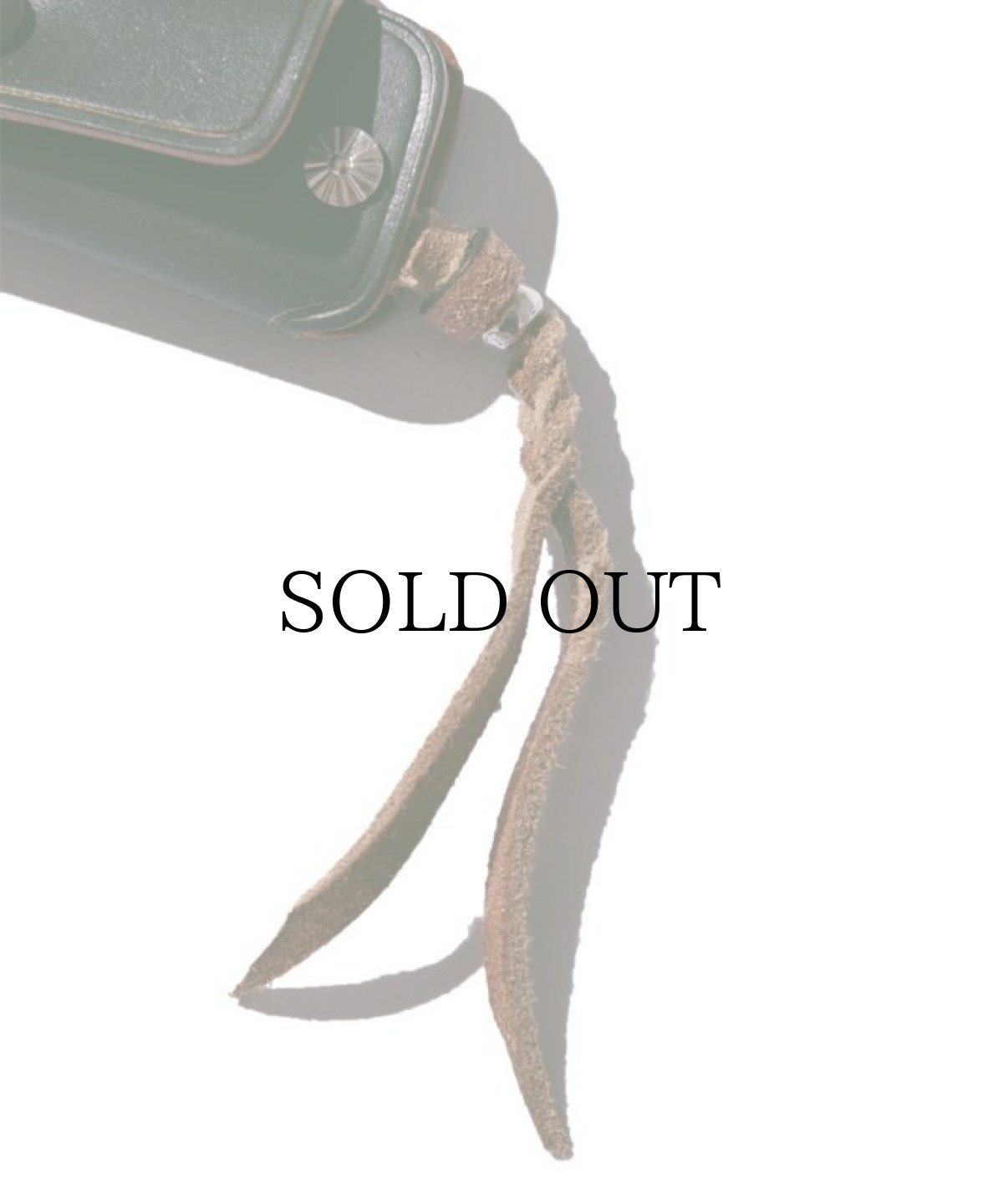 画像4: LARRY SMITH(ラリースミス) / U.K SADDLE LEATHER FLAP KEY FOB (4)