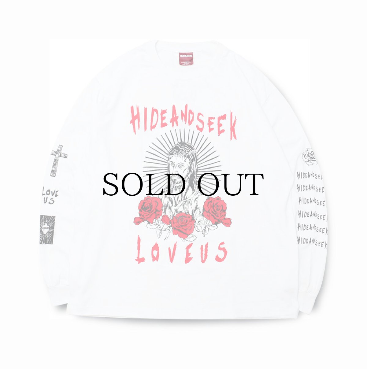 画像2: HIDEANDSEEK / LOVE US L/S Tee (2)