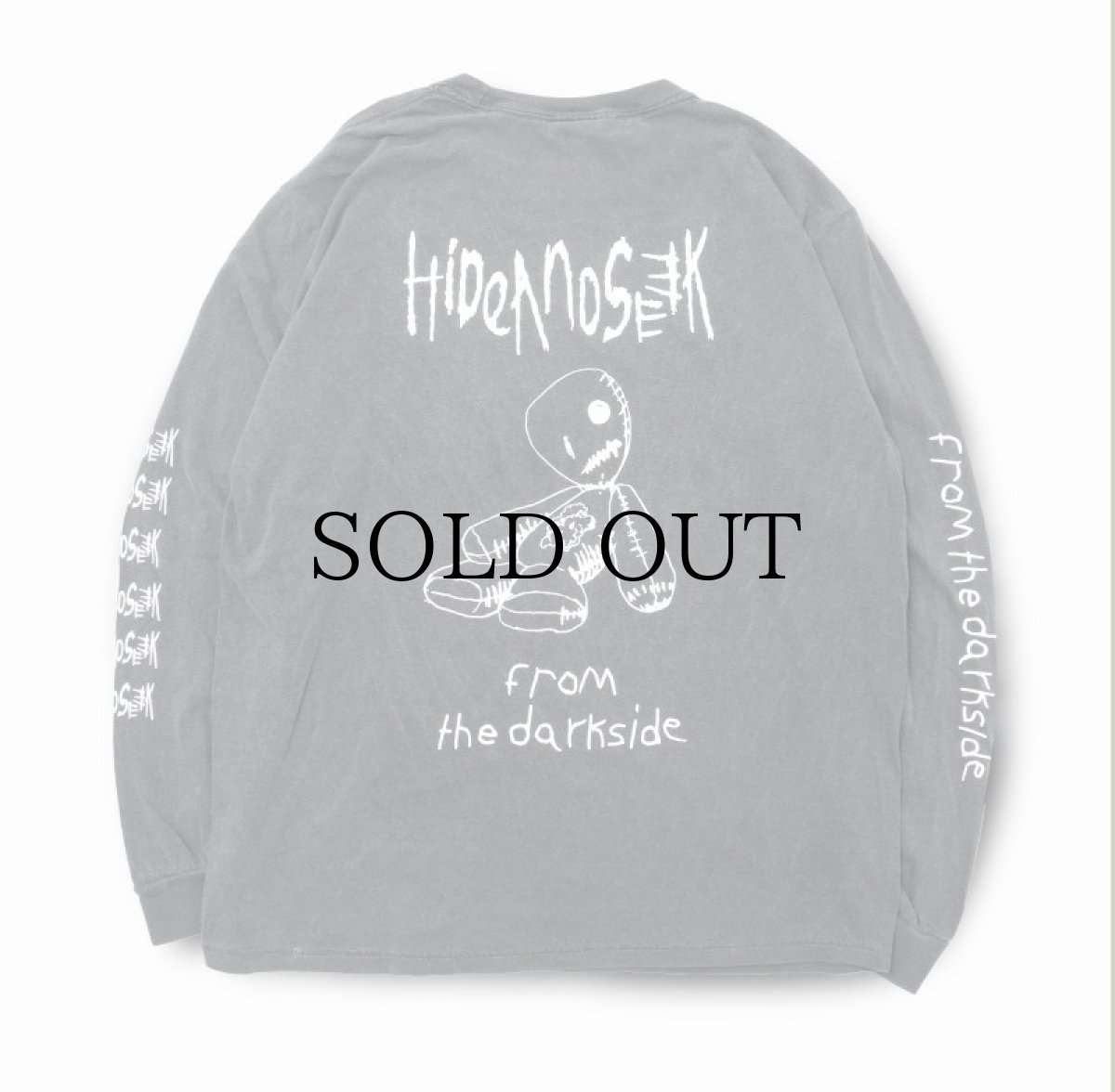 画像4: HIDEANDSEEK / From The Darkside L/S Tee (Back) (4)