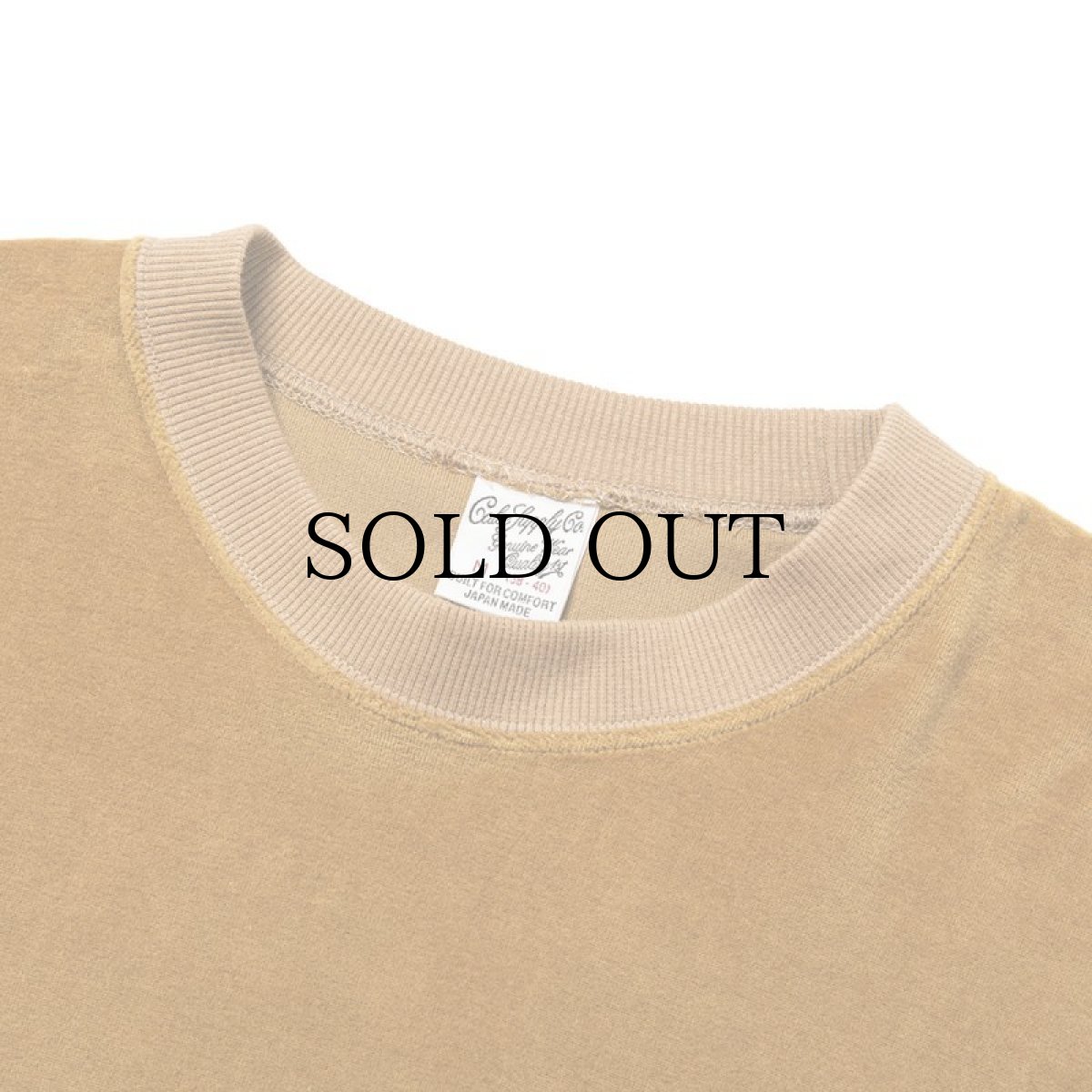 画像4: CALEE(キャリー) / CAL Logo emboridery velour crew neck sweat (4)