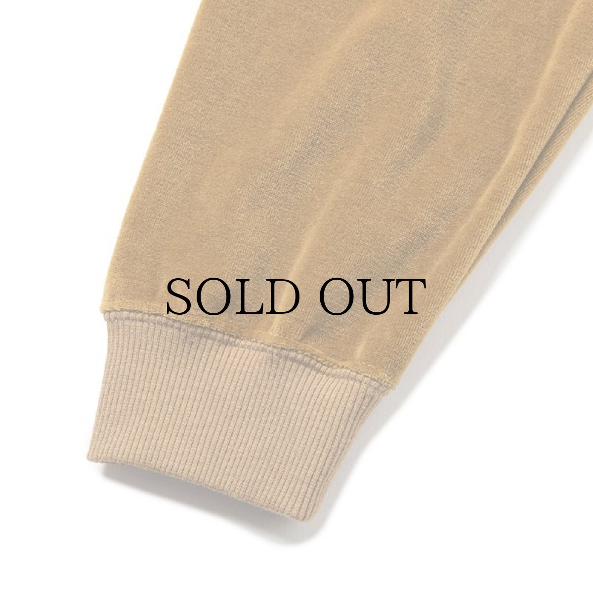 画像7: CALEE(キャリー) / CAL Logo emboridery velour crew neck sweat (7)