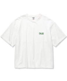 画像1: CALEE(キャリー) / Drop shoulder logo embroidery t-shirt ＜Limited＞ (1)