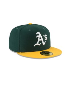 画像3: NEW ERA / 59FIFTY MLBオンフィールド オークランド・アスレチックス ホーム (3)