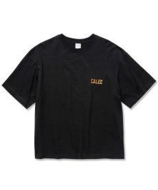 画像2: CALEE(キャリー) / Drop shoulder logo embroidery t-shirt ＜Limited＞ (2)