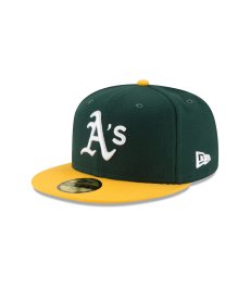 画像1: NEW ERA / 59FIFTY MLBオンフィールド オークランド・アスレチックス ホーム (1)