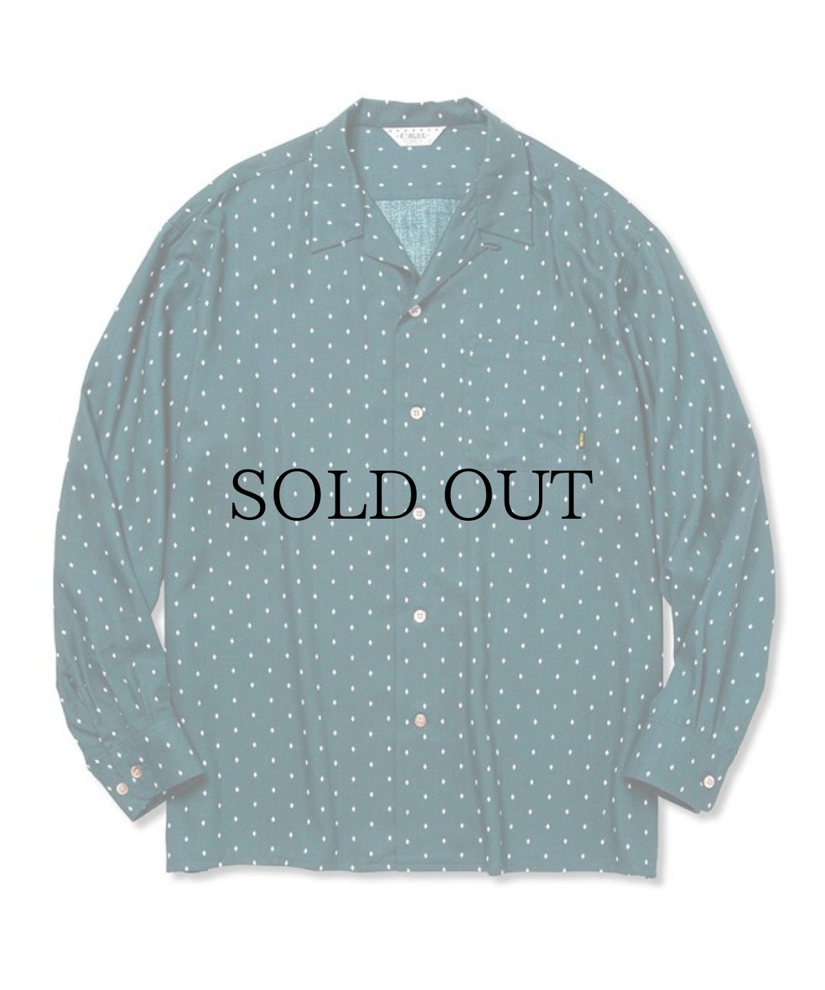 画像2: CALEE(キャリー) / Rhombus dot pattern R/P shirt (2)