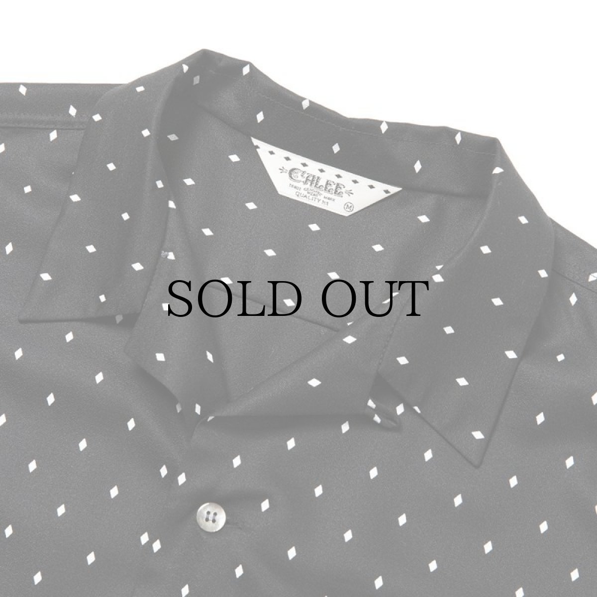 画像3: CALEE(キャリー) / Rhombus dot pattern R/P shirt (3)