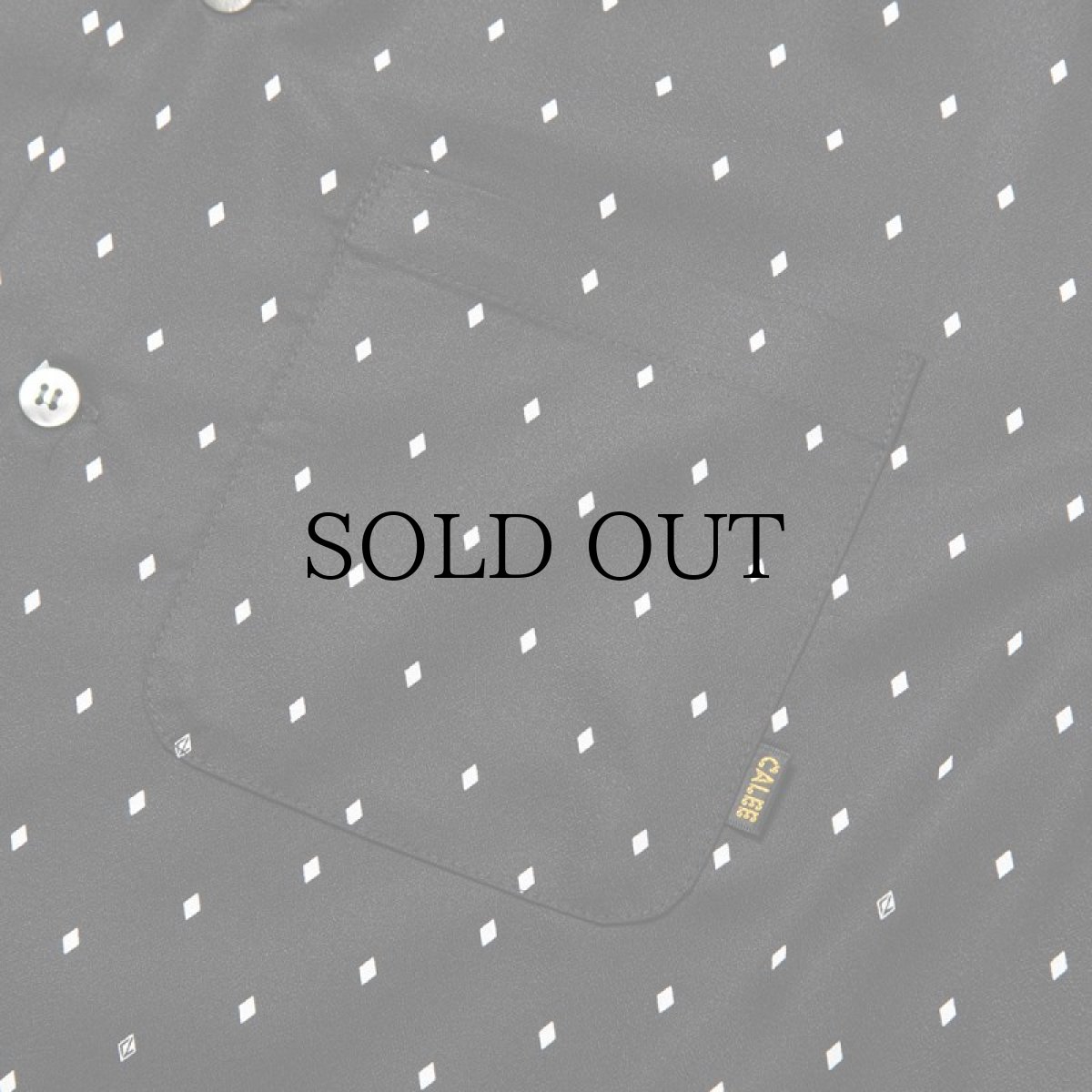 画像4: CALEE(キャリー) / Rhombus dot pattern R/P shirt (4)