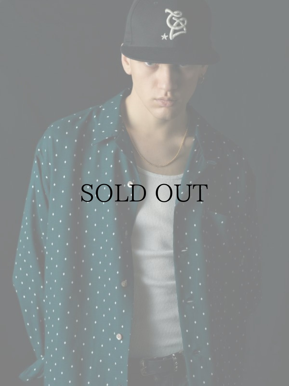 画像7: CALEE(キャリー) / Rhombus dot pattern R/P shirt (7)