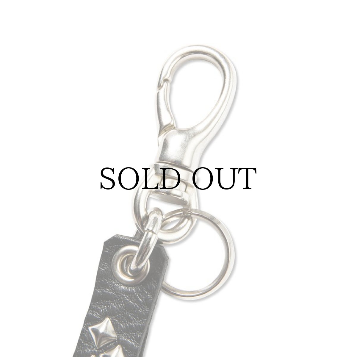 画像3: CALEE(キャリー) / Studs & Embossing assort leather key ring -E- (3)