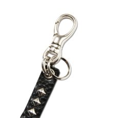 画像2: CALEE(キャリー) / Studs & Embossing assort leather key ring -F- (2)