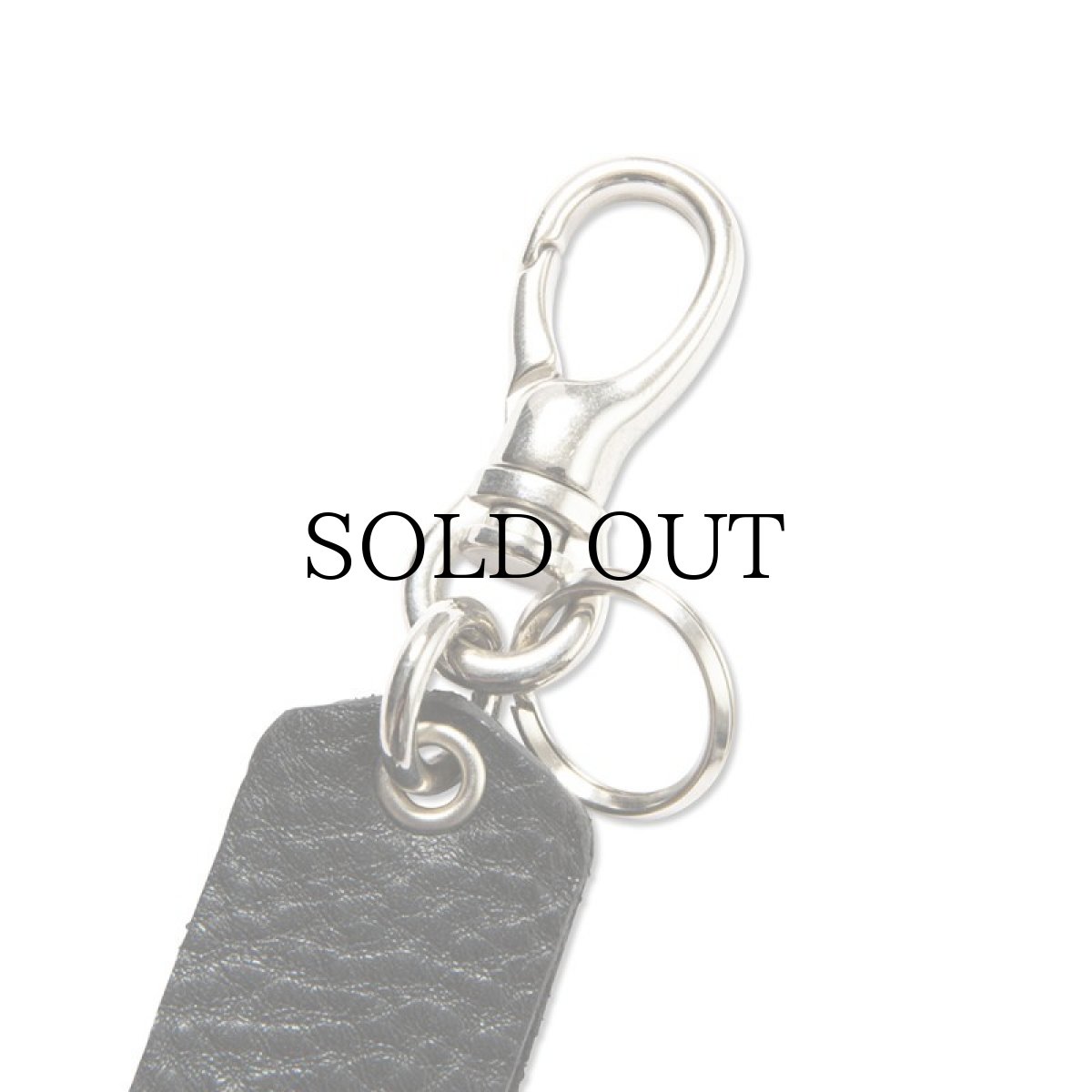 画像2: CALEE(キャリー) / Studs & Embossing assort leather key ring -D- (2)