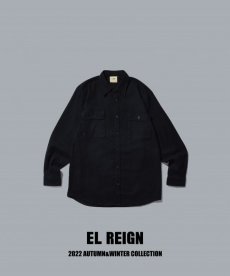 画像2: EL REIGN / THE WORLD IS YOURS" FRANNEL SHIRT-BLACK- (2)