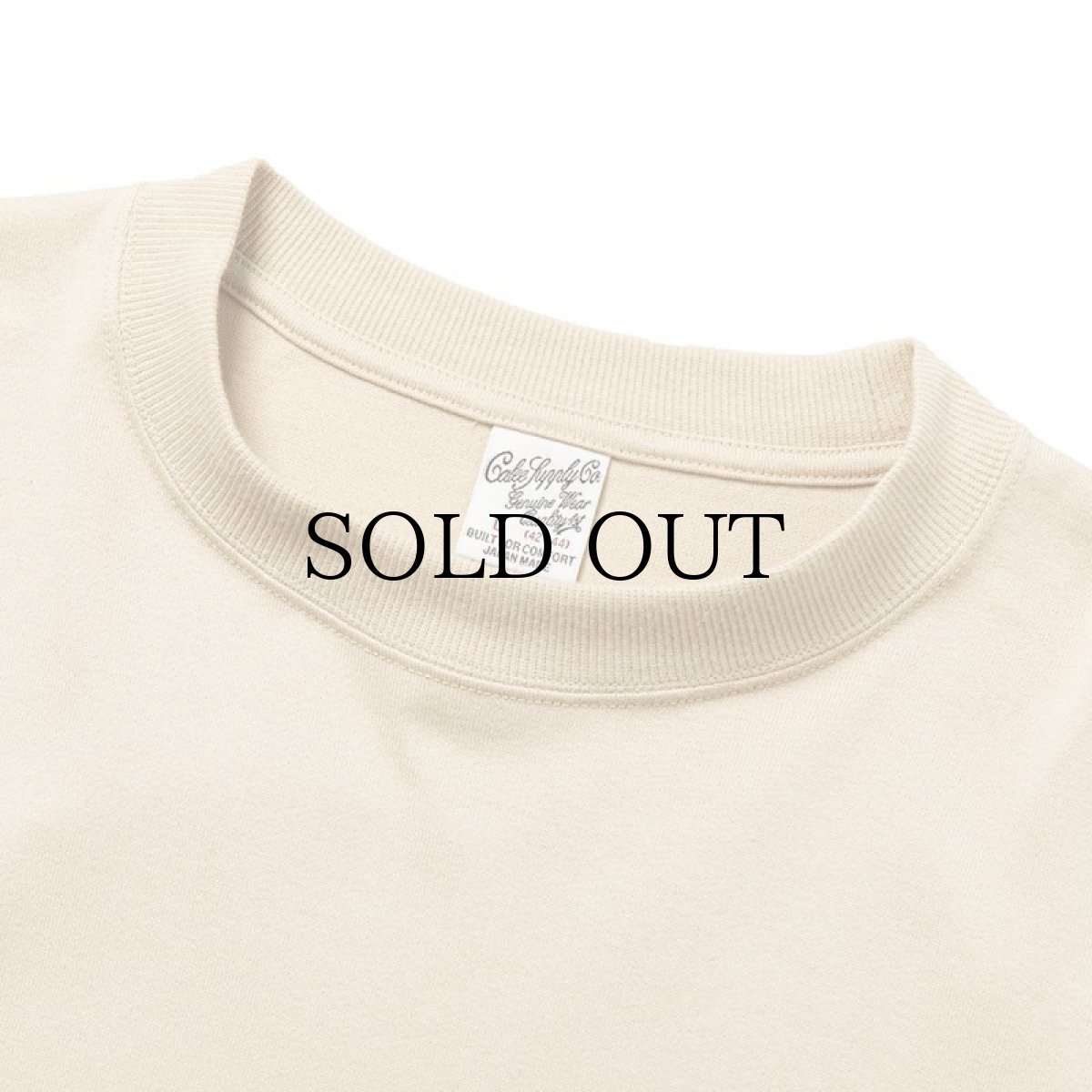 画像4: CALEE(キャリー) / Drop shoulder CALEE logo embroidery L/S t-shirt (4)