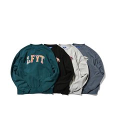 画像1: 【30%OFF】LFYT(ラファイエット) / PACHWORK ARCH LOGO CREWNECK (1)