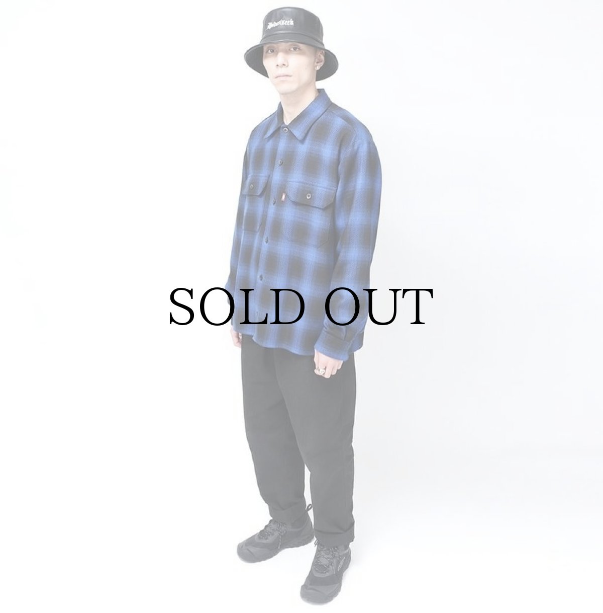 画像5: HIDEANDSEEK / Ombre Check L/S Shirt(22aw) (5)