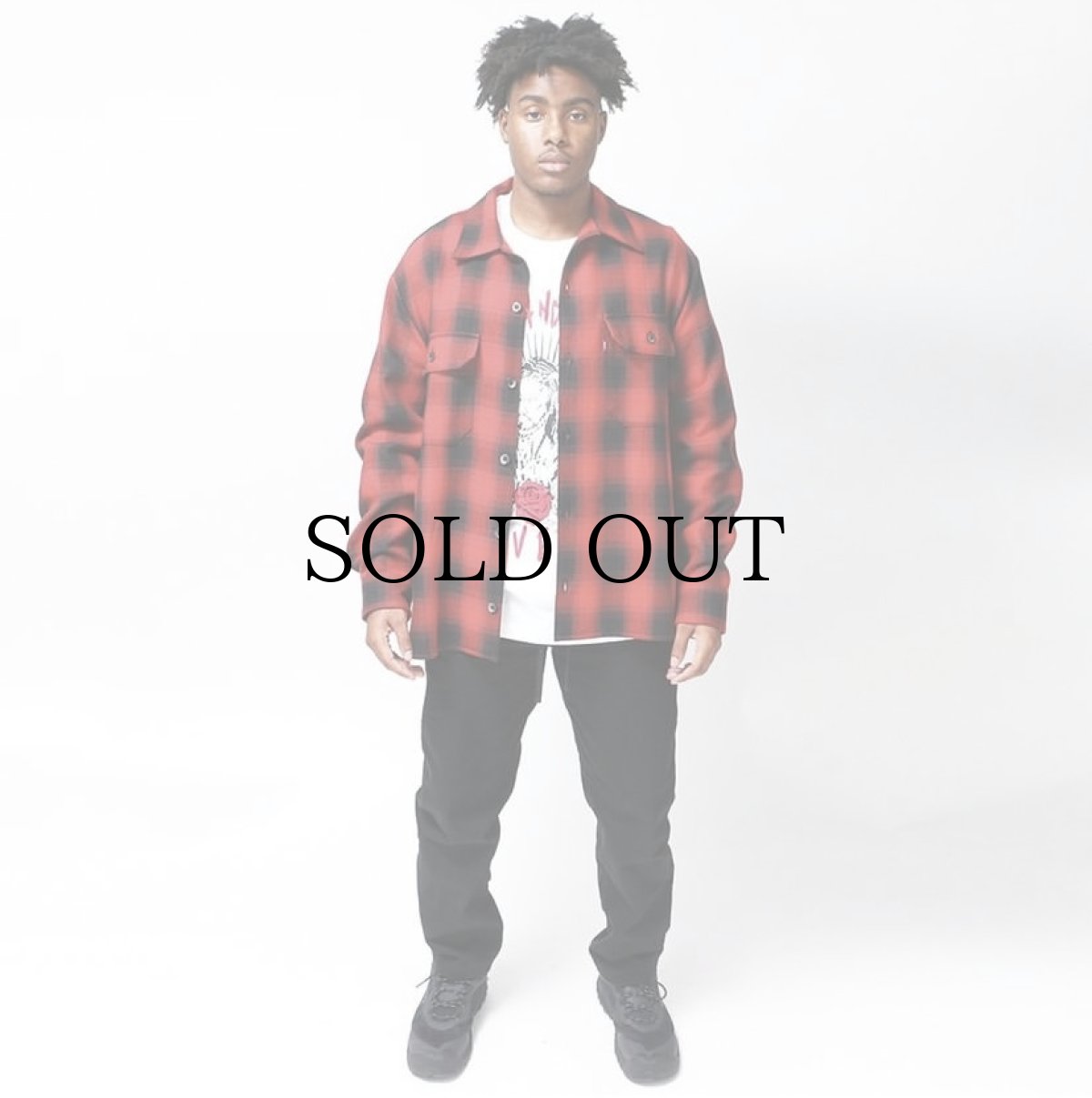 画像4: HIDEANDSEEK / Ombre Check L/S Shirt(22aw) (4)