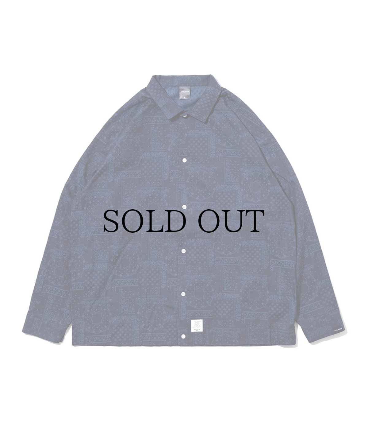 画像1: APPLEBUM(アップルバム) / "Deep Blue" Square L/S Shirt (1)