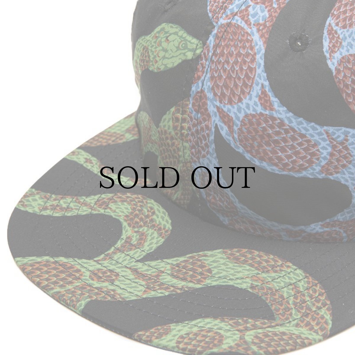 画像4: CALEE(キャリー) / Allover snake pattern cap (4)