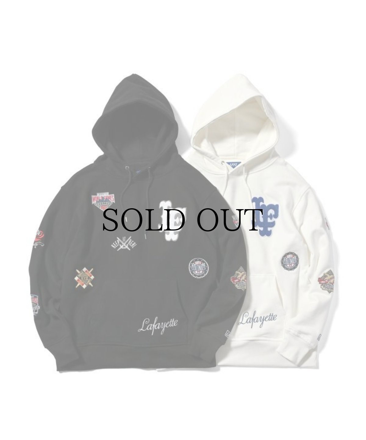 画像1: LFYT(ラファイエット) / ALLOVER CHAMPION EMBLEM HOODIE (1)